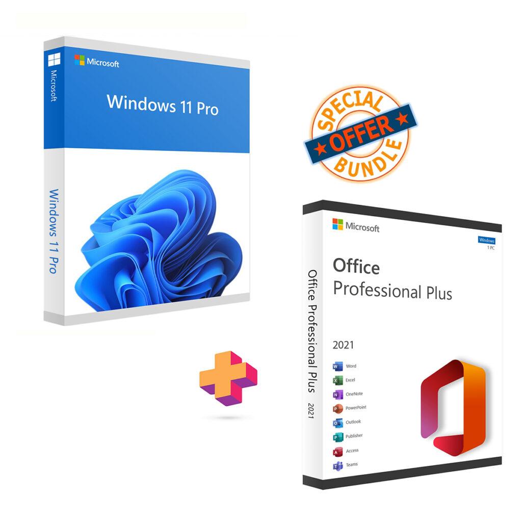 Microsoft Windows 11 Pro And Microsoft Office 2021 Pro Bind